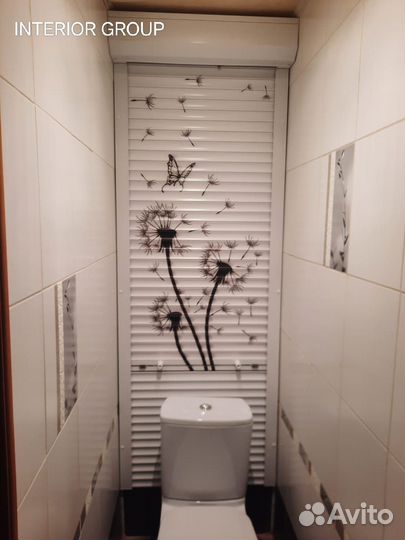 Сантехнические рольставни с монтажом