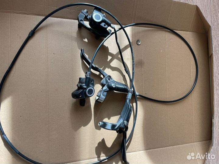 Гидравлические тормоза shimano