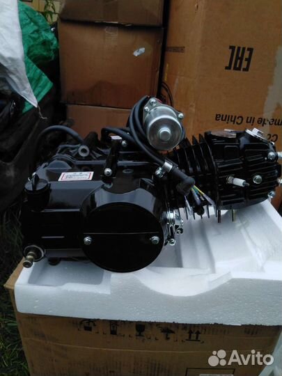 Двигатель в сборе (125) для питбайка, Альфы