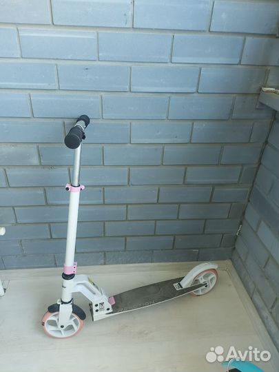 Самокат металлический детский двухколесный бу