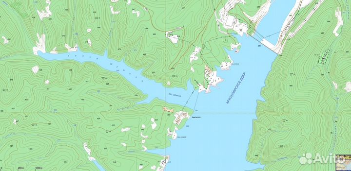 Подробные карты Красноярского края России Garmin