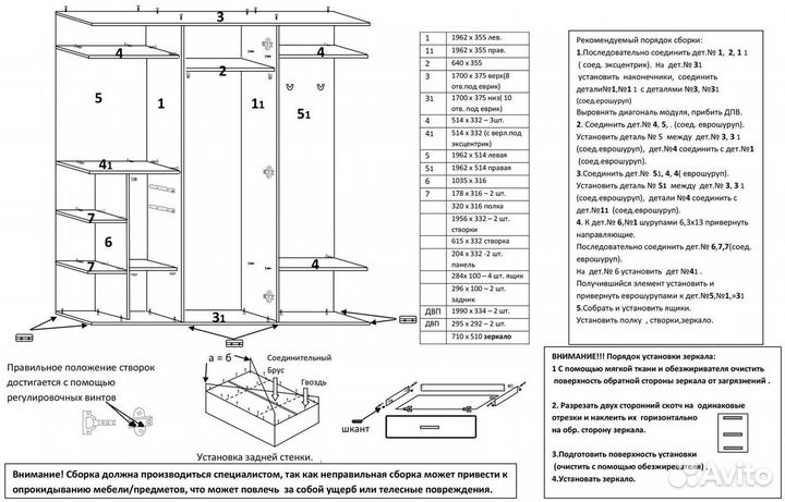 Прихожая 1,7 м Консул-2 крафт дуб белый/золотой