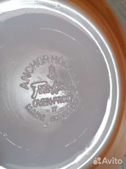 Тарелки Anchor Hocking перламутровые