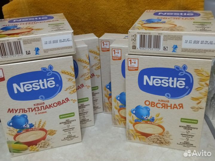 Детские каши безмолочные