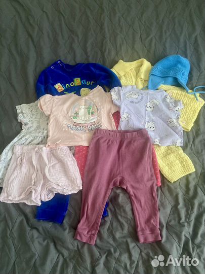 Одежда пакетом для девочки размер 80