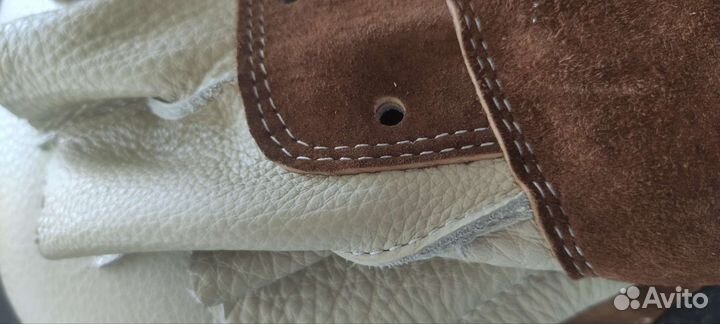 Боксерские лапы в стиле retro натуральная кожа