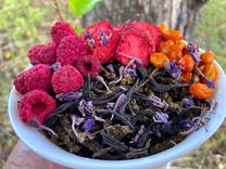 Иван-чай купаж №75 с цветами и ягодами