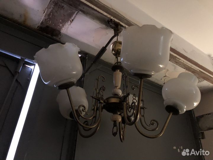 Люстра бронза оникс