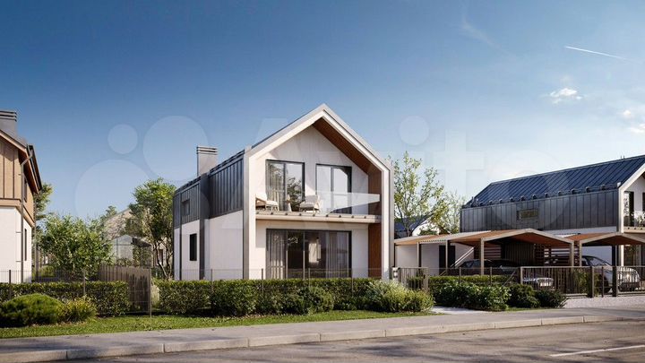 Дом 129 м² на участке 6 сот.