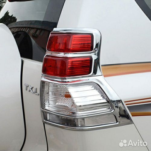 Хром накладки LC prado 150