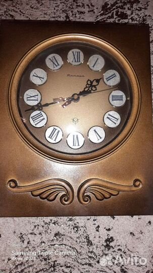 Часы винтаж молния, луч, чайка,янтарь,ракета