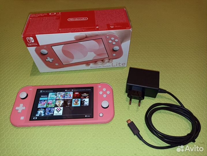 Nintendo switch lite прошит 160 gb