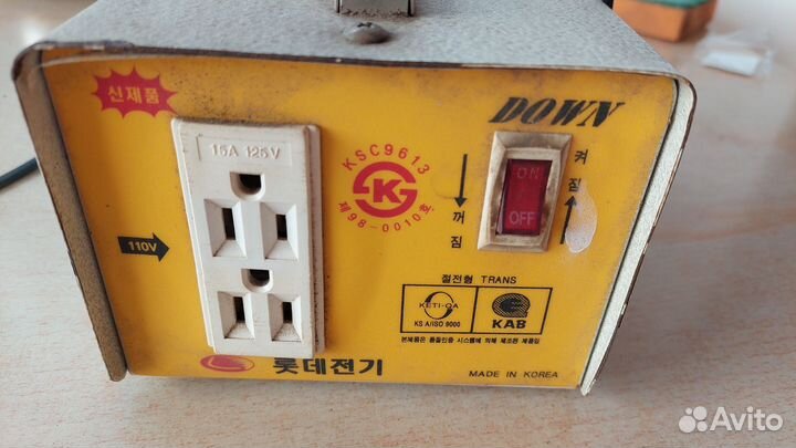 Понижающий трансформатор 220 110