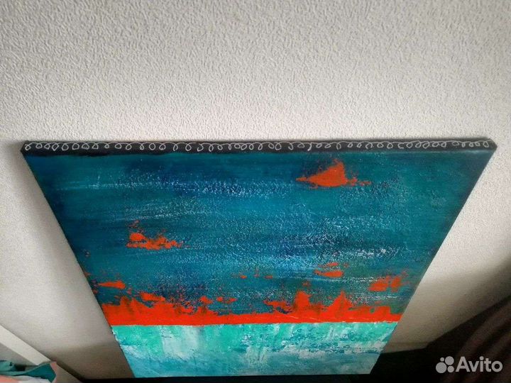 Картина на холсте «Абстракция», акрил 40х50