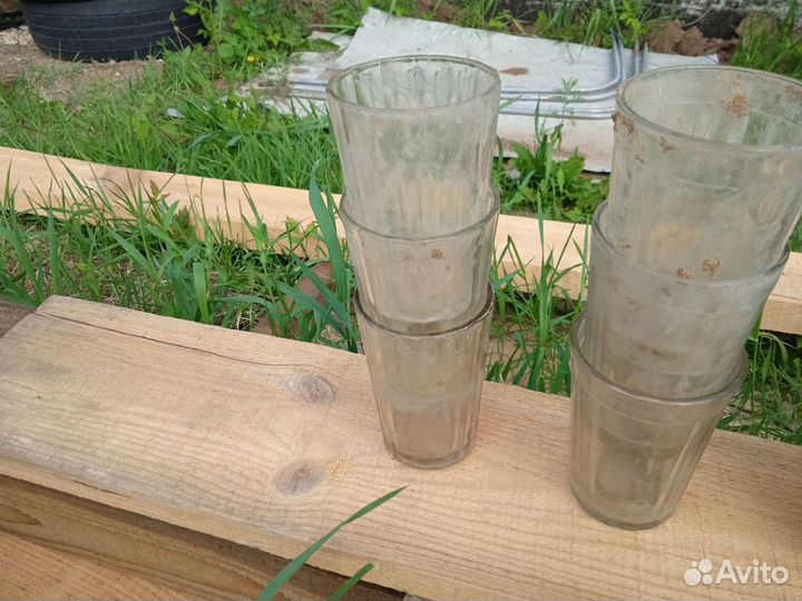 Стаканы граненые ссср,посуда