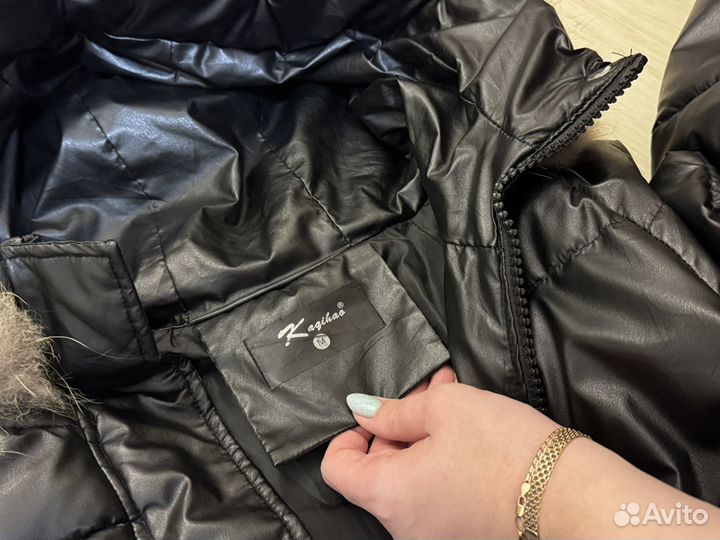 Пуховик женский зимний 44 46