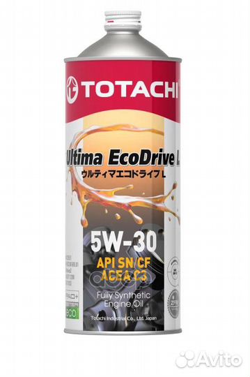 Масло моторное totachi Ultima EcoDrive L 5W-30