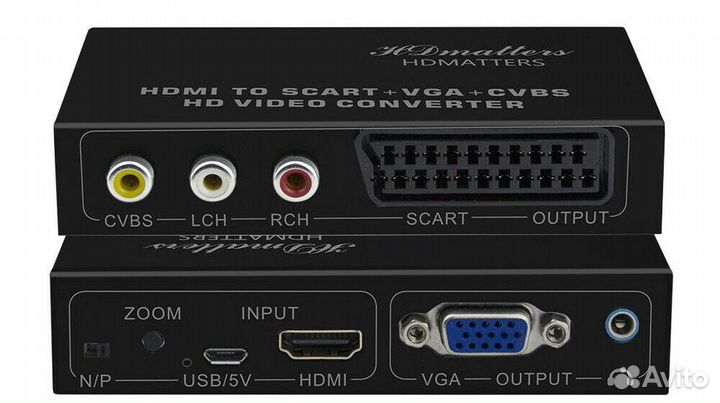 Конвертеры, адаптеры hdmi scart VGA RCA cvbs DVI