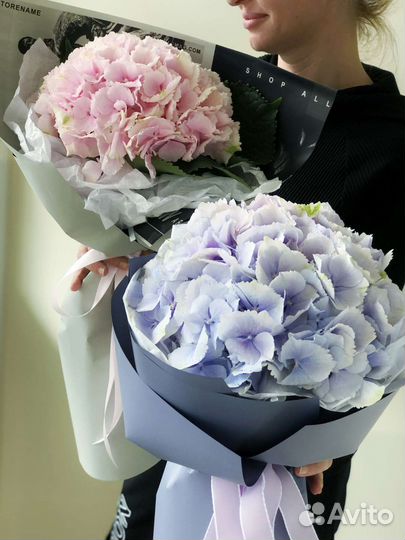 Букет цветов с Гортензией