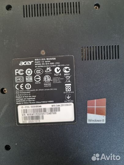 Ноутбук acer aspire 5