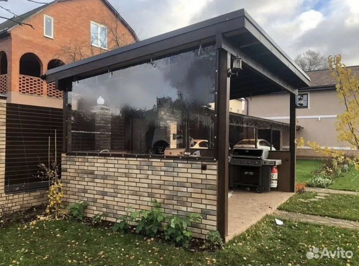 Мягкие окна для коттеджа