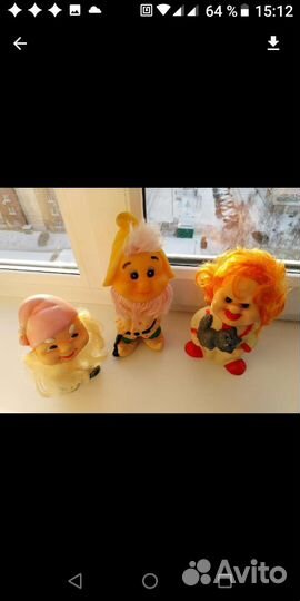 Резиновые игрушки СССР