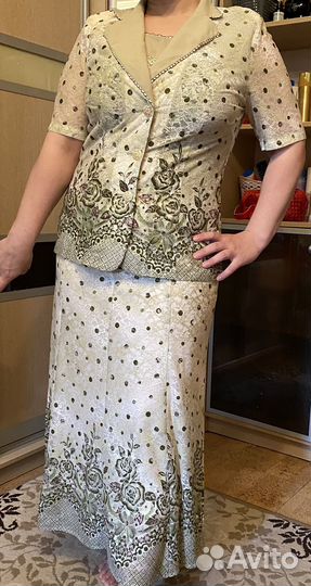 Костюм юбка, тройка