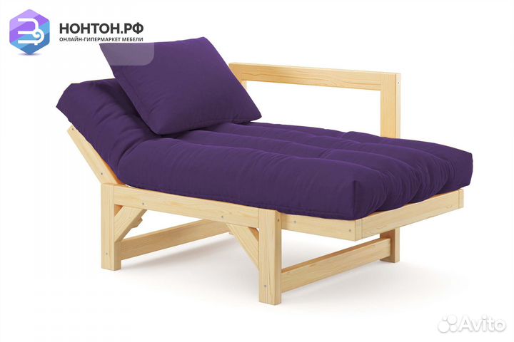 Кресло Амбер фиолетовое