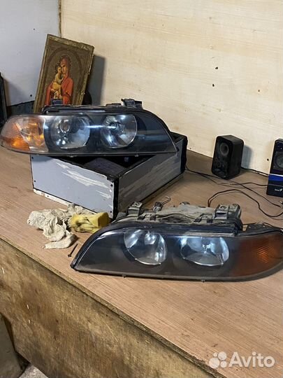 Фары на BMW 5 e39 дорест