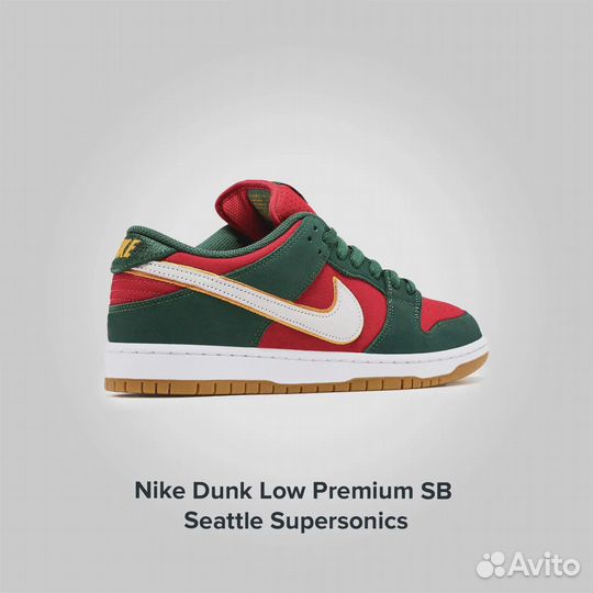 Nike Dunk Low Premium SB Seattle Supersonics
