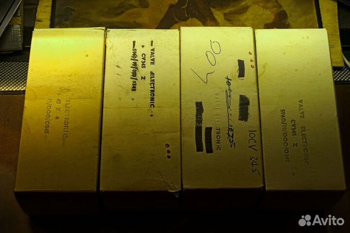 Винтажные лампы GEC CV345 / 12E1 (KT88), alps
