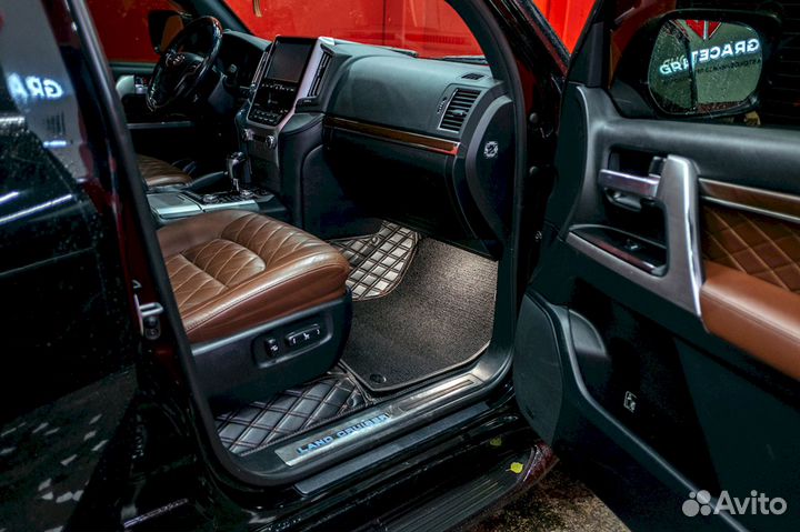 3D коврики из экокожи BMW