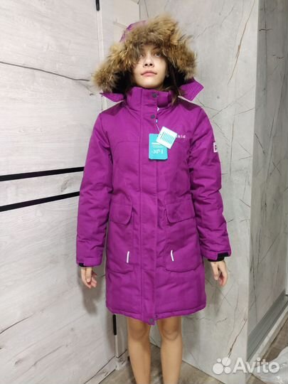 Парка зимняя для девочки 158