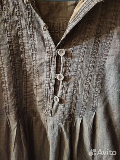 Платье в джинсовом стиле