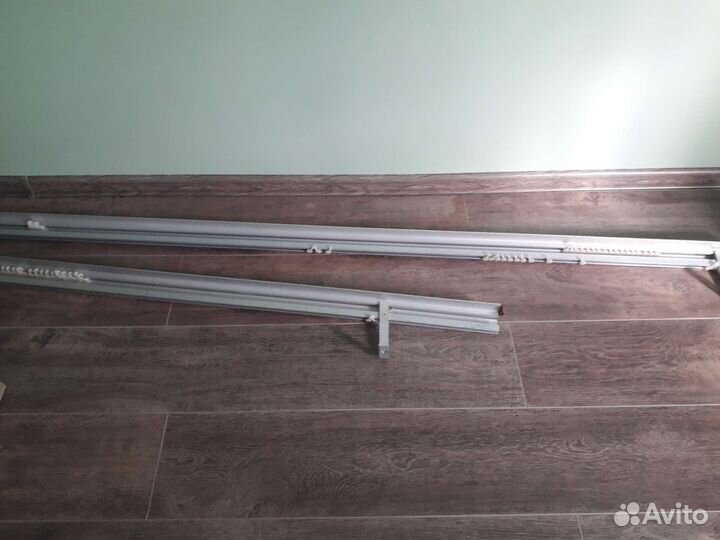 Карнизы для штор двурядные алюминивые