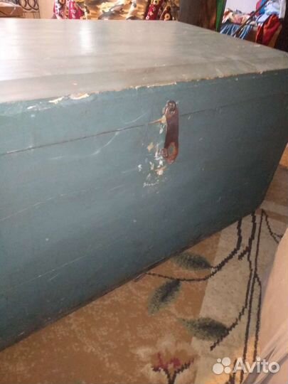 Сундук деревянный старинный, большой