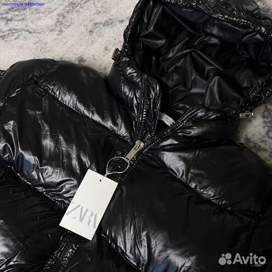 Пуховик Zara x Moncler puffer jacket (Арт.15561)