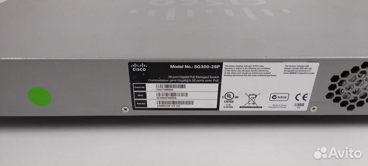 Коммутатор Cisco SG300-28P (SRW2024P-K9)