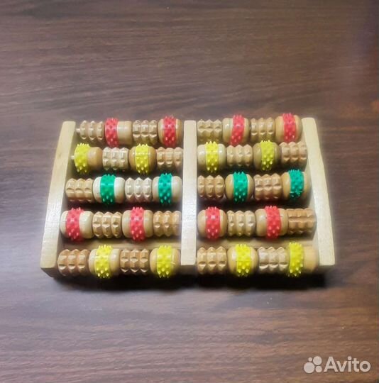 Массажер для ног деревянный