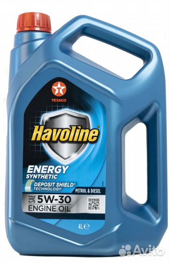 Моторное масло texaco havoline energy 5W-30