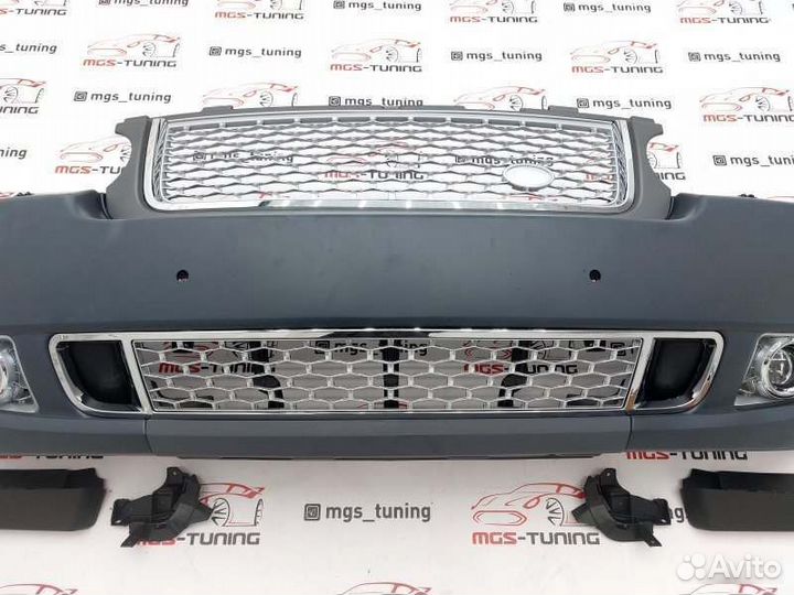 Бампер в сборе Autobiography рест Range Rover 2-12