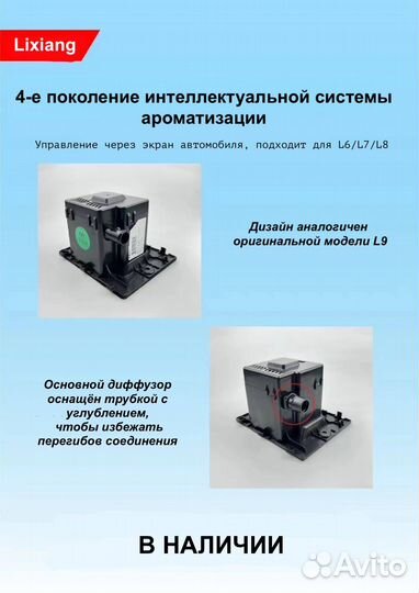 Ароматизатор для Lixiang L6/L7/L8