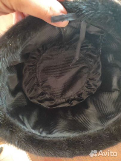 Шапка норковая женская