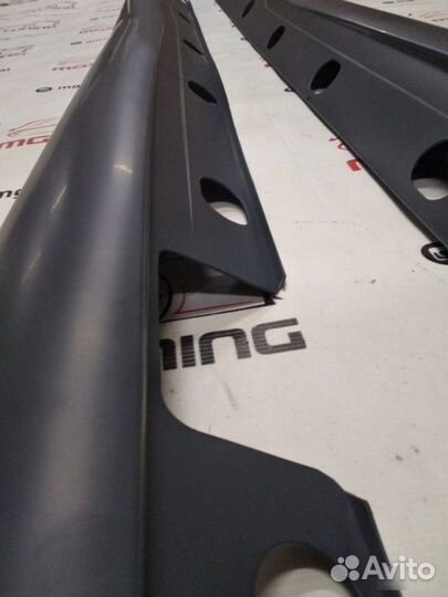 Пороги на Mercedes Benz s-class amg стиль long 221