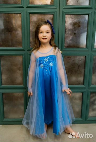 Платье Эльзы 110 116 122 128