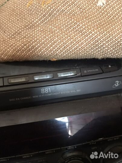Музыкальный центр Sony 881