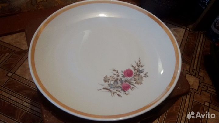 Тортница СССР - большая тарелка для торта