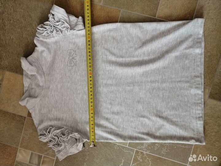 Блузки с коротким рукавом 128-134