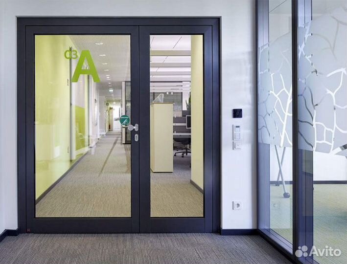 Алюминиевые двери