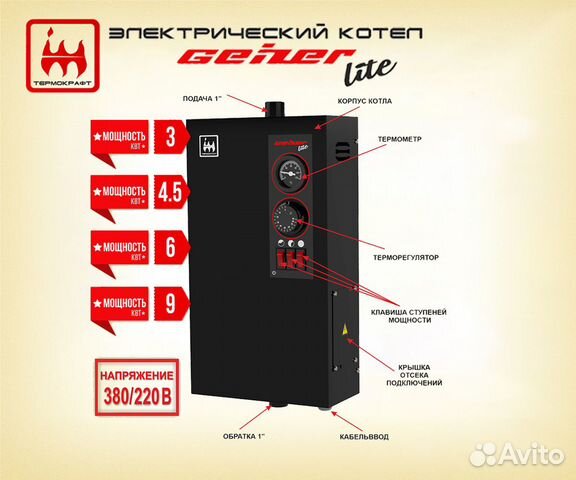 Котел электрический geizer Lite